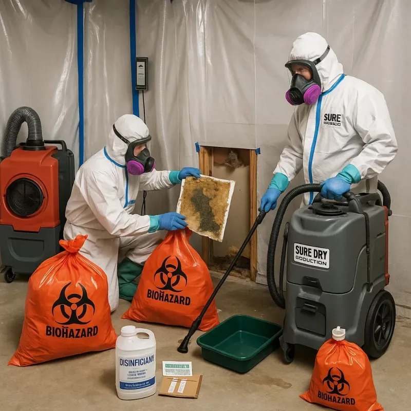 Contaminated Water Handling Protocols process in Kemp, TX