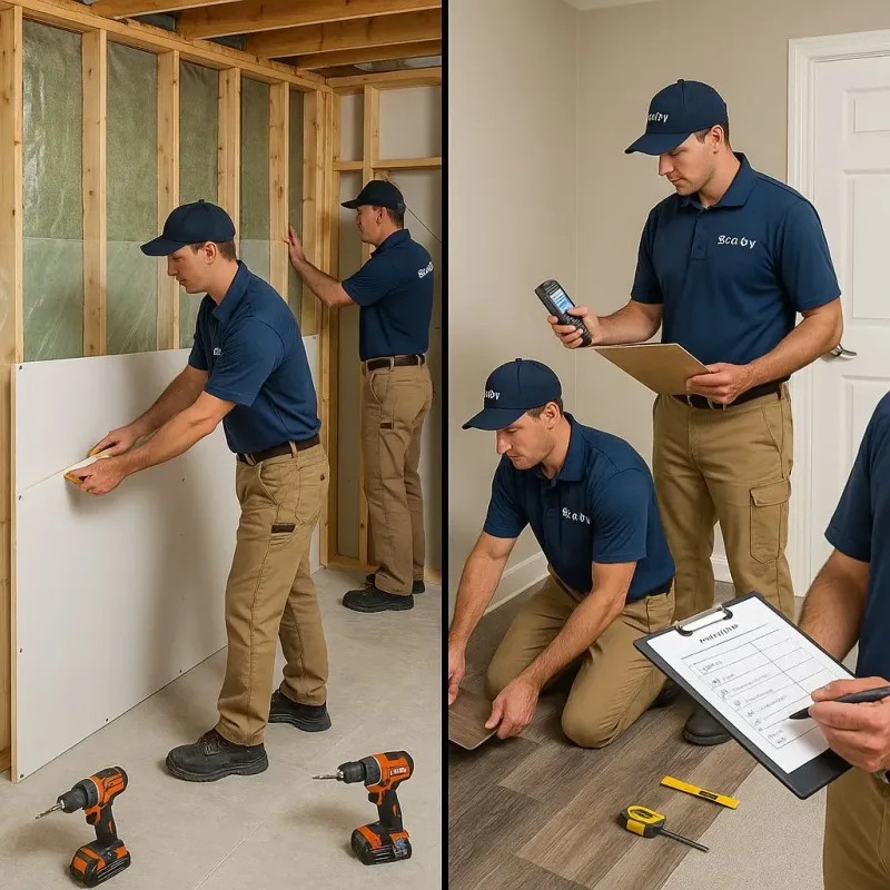 Repairs and Reconstruction process in Kemp, TX